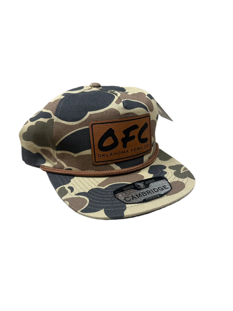 Load image into Gallery viewer, Old School Camo Rope Hat
