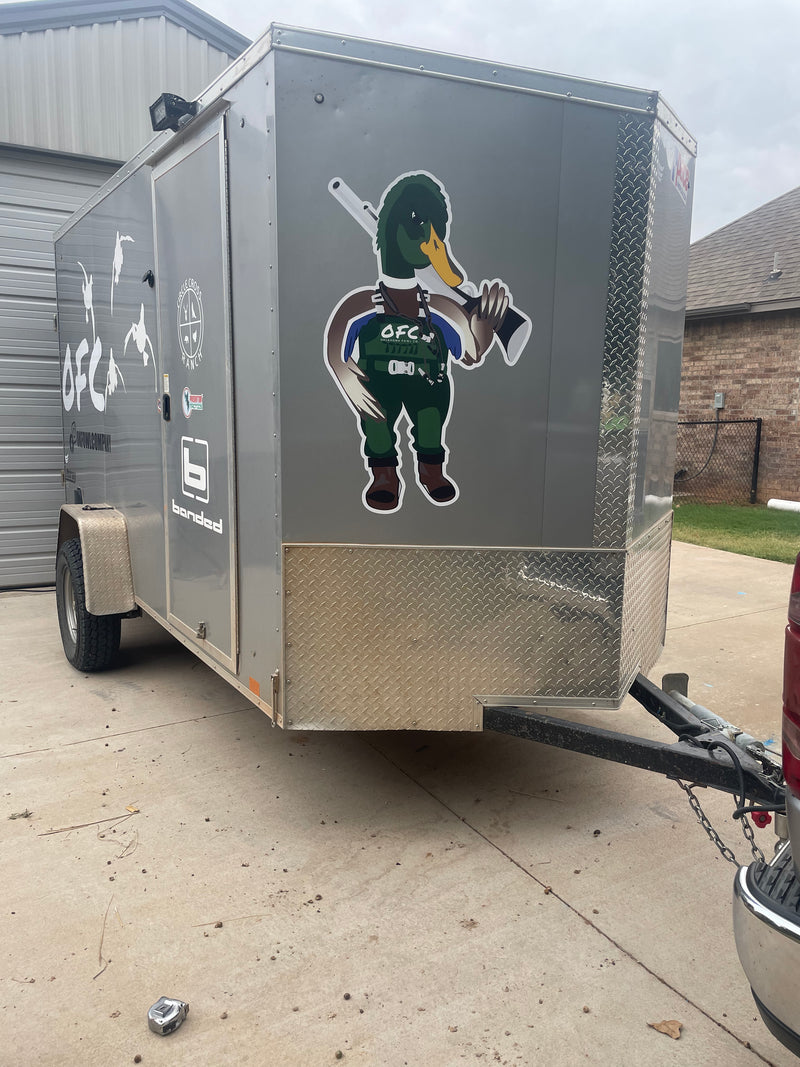 Load image into Gallery viewer, Mean Mallard Trailer Decal
